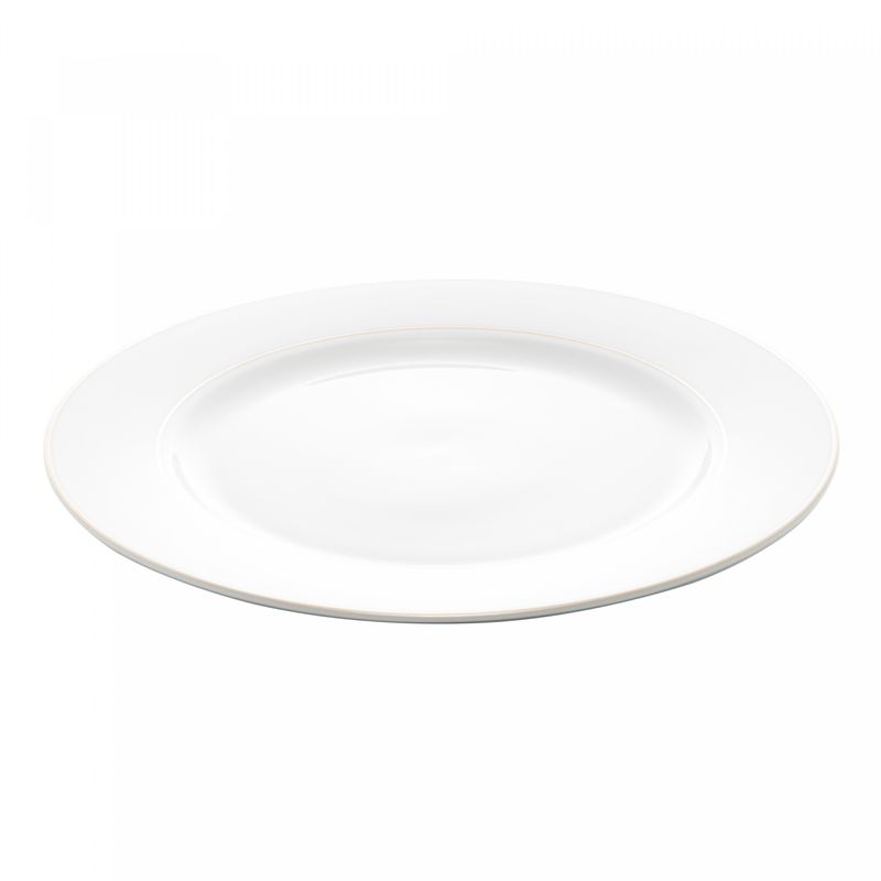 Conjunto-6-Pratos-Rasos-de-Porcelana-com-Borda-Prateada-Monaco-Branco-27cm-x-25cm-Wolff