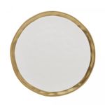 Prato-para-Sobremesa-de-Porcelana-Dubai-Branco-e-Dourado-21cm-x-2cm-Wolff
