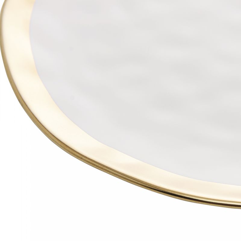 Prato-para-Sobremesa-de-Porcelana-Dubai-Branco-e-Dourado-21cm-x-2cm-Wolff