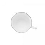 Conjunto-6-Xicaras-de-Cha-de-Porcelana-com-Pires-Branco-com-Fio-Prata-Maldivas-180ml-Wolff