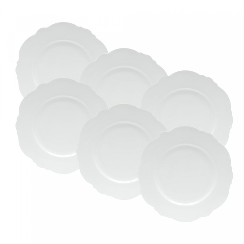 Conjunto-6-Pratos-para-Sobremesa-de-Porcelana-Maldivas-Branco-21cm-x-15cm-Wolff