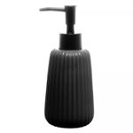 Porta-Sabonete-Liquido-de-Ceramica-Balloon-Preto-270ml-Wolff