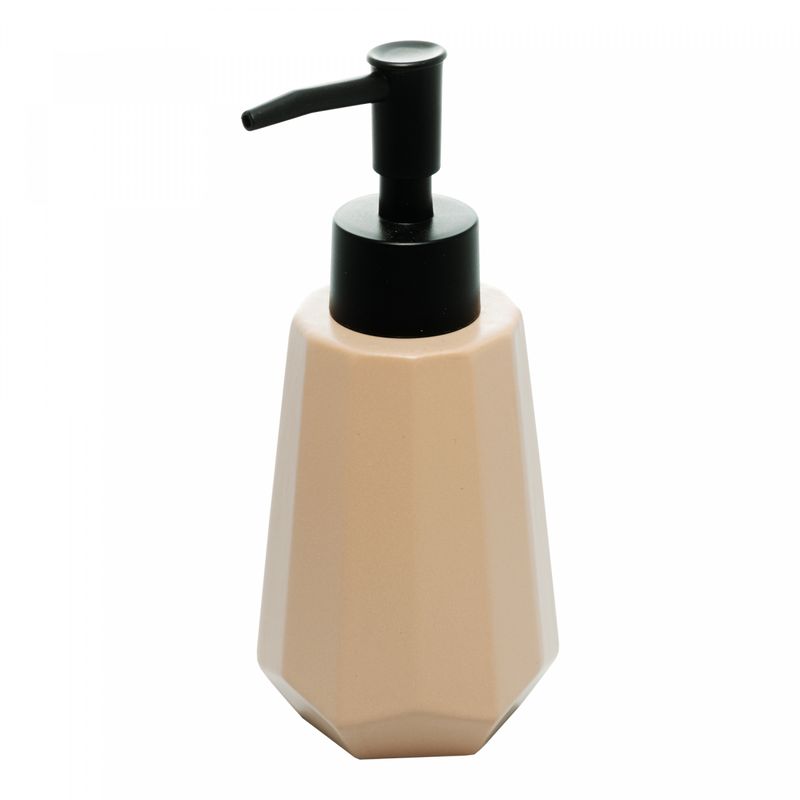 Porta-Sabonete-Liquido-de-Ceramica-Origami-Nude-240ml-Wolff