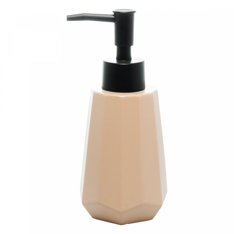 Porta-Sabonete-Liquido-de-Ceramica-Origami-Nude-240ml-Wolff