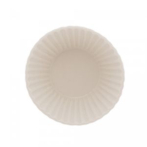 Conjunto 4 Molheiras com Suporte de Bambu e Colher Branco 16cm x 16cm x 13cm - Wolff