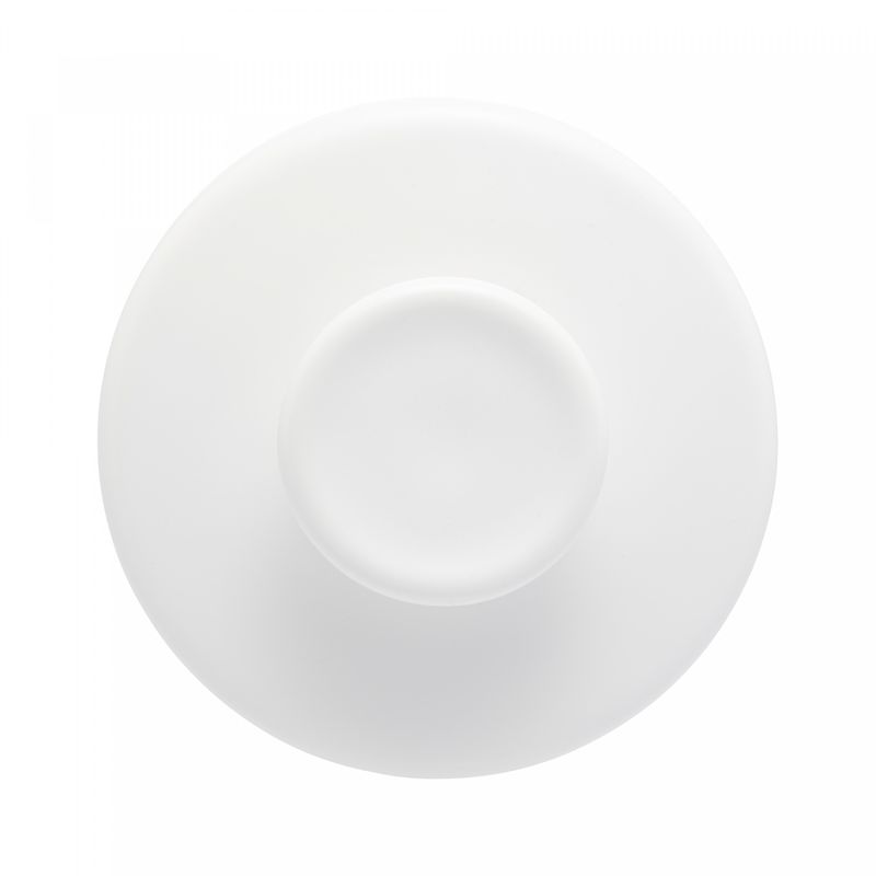 Manteigueira-Francesa-de-Ceramica-com-Tampa-Branca-Matte-8cm-x-8cm-x-9cm-Wolff