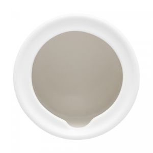 Açucareiro de Cerâmica Colibri com Colher e Tampa Branco 7cm x 7cm x 10,5cm - Wolff
