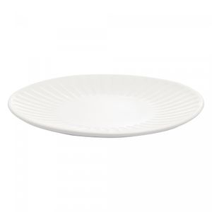 Conjunto 2 Pratos para Sobremesa de Cerâmica Colibri Branco 19cm - Wolff