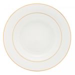 Conjunto-6-Pratos-Fundos-de-Porcelana-com-Borda-Dourada-Monaco-Branco-215cm-Wolff