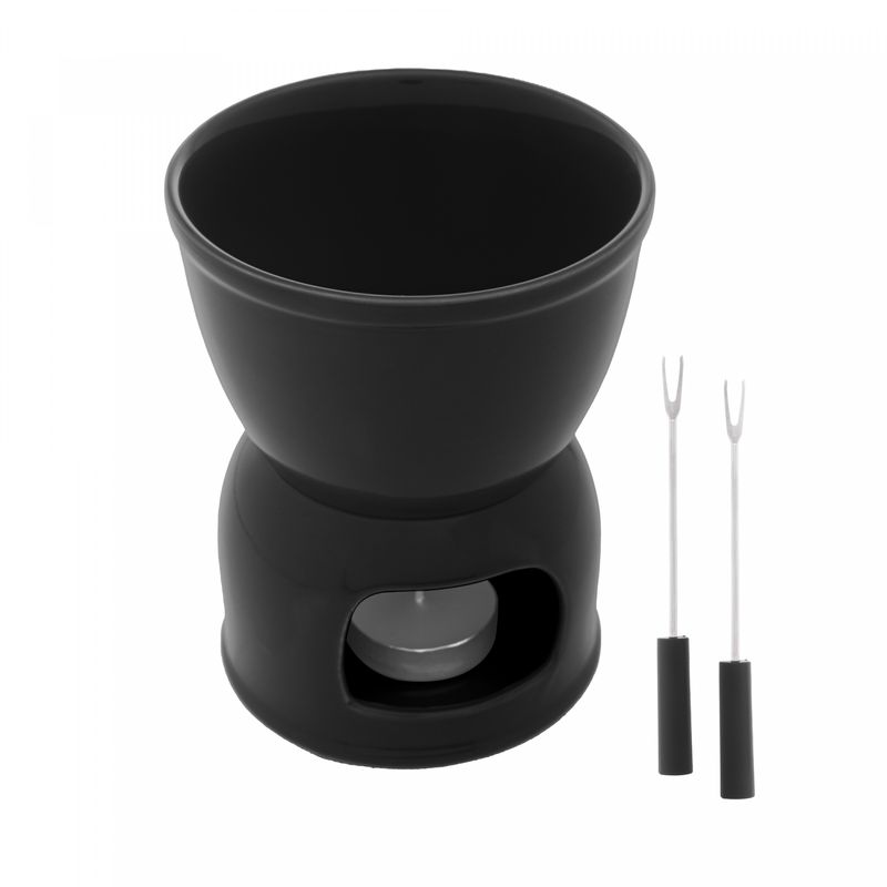 Aparelho-de-Fondue-6-Pecas-para-Duas-Pessoas-Preto-400ml-Wolff