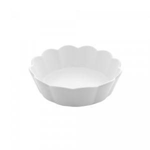 Conjunto 3 Bowls de Porcelana Pétala Branco Matt 14,5cm x 5cm - Wolff