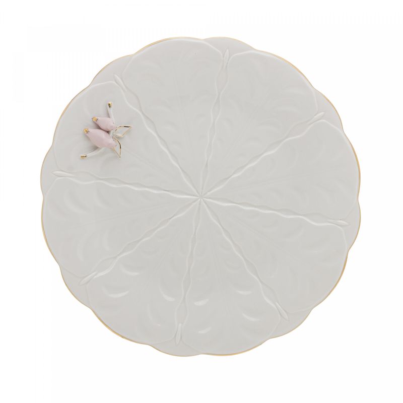 Prato-para-Bolo-de-Porcelana-Birds-30-cm-Wolff