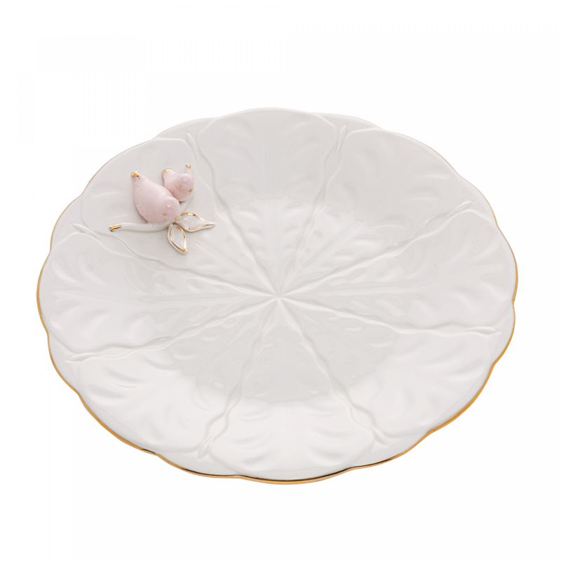 Conjunto-4-Pratos-para-Sobremesa-de-Porcelana-Birds-19-cm-Wolff