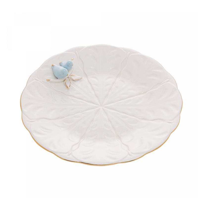 Conjunto-4-Pratos-para-Sobremesa-de-Porcelana-Birds-19-cm-Wolff