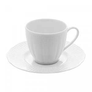 Aparelho de Jantar 42 Peças de Porcelana Edirne Branco - Wolff
