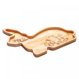 Petisqueira de Madeira Pinus New Easter 30cm x 25cm x 1,5cm - Woodart