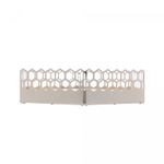 Bandeja-de-Aco-Inox-com-Fundo-Teca-Colmeia-Champanhe-29cm-x-25cm-x-7cm-Wolff-Craft