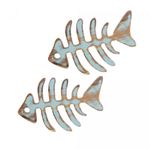 Conjunto-2-Descansos-para-Panela-em-Madeira-Teca-Peixe-Noronha-Azul-22cm-x-14cm-x-2cm-Wolff-Craft