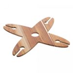 Suporte-para-4-Tacas-de-Madeira-Teca-23cm-x-23cm-x-1cm-Wolff-Craft