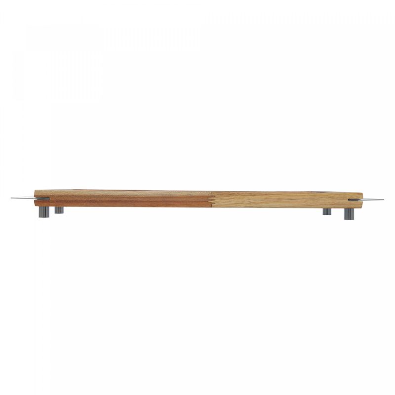 Tabua-para-Servir-de-Madeira-com-Alca-Grafite-Teca-46cm-x-13cm-x-4cm-Wolff-Craft