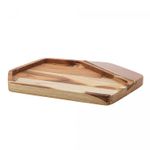 Petisqueira-de-Madeira-com-Friso-Teca-Vermont-Terracota-30cm-x-20cm-x-2cm-Wolff-Craft