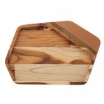 Petisqueira-de-Madeira-com-Friso-Teca-Vermont-Terracota-30cm-x-20cm-x-2cm-Wolff-Craft