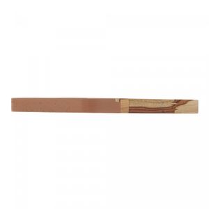 Tábua de Madeira com Friso Teca Vermont Terracota 18cm x 28cm x 2cm - Wolff Craft