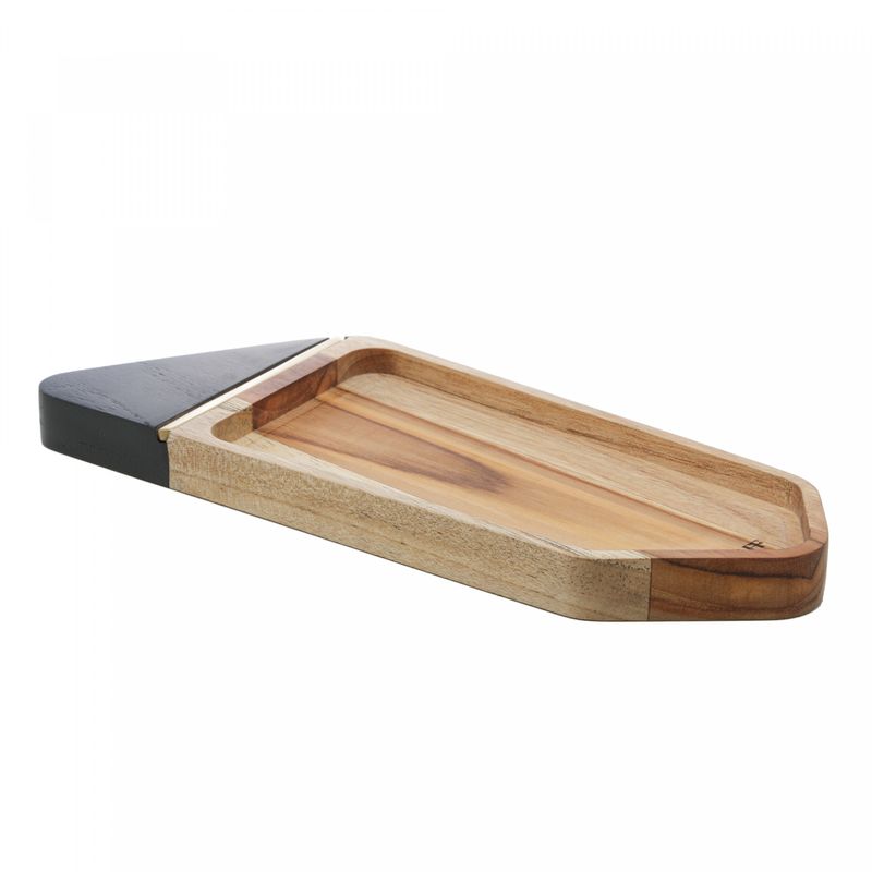 Petisqueira-de-Madeira-com-Friso-Teca-Vermont-Black-29cm-x-12cm-x-2cm-Wolff-Craft