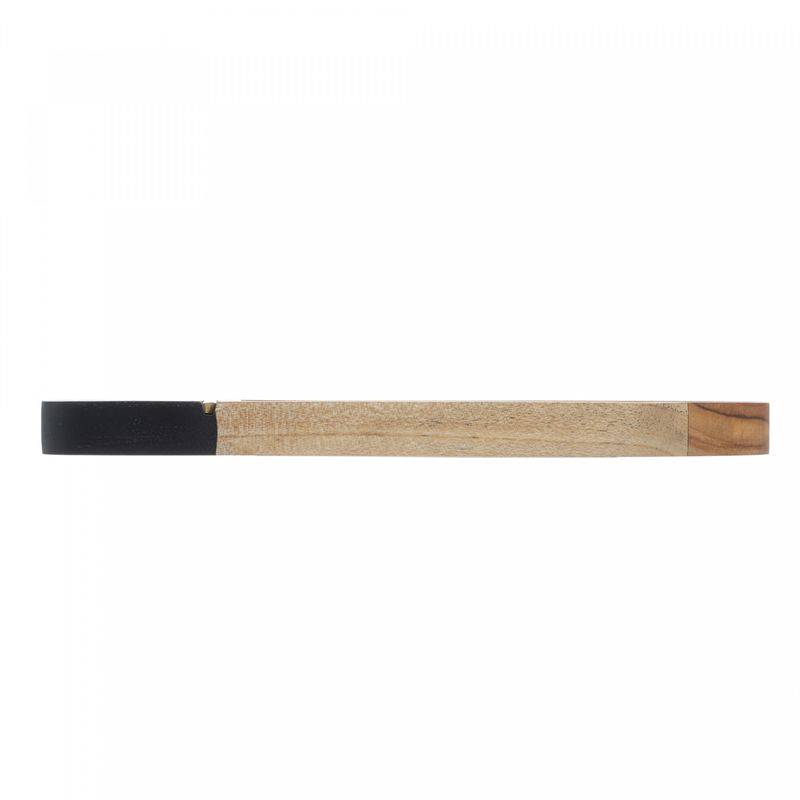 Petisqueira-de-Madeira-com-Friso-Teca-Vermont-Black-29cm-x-12cm-x-2cm-Wolff-Craft