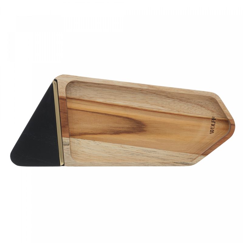Petisqueira-de-Madeira-com-Friso-Teca-Vermont-Black-29cm-x-12cm-x-2cm-Wolff-Craft