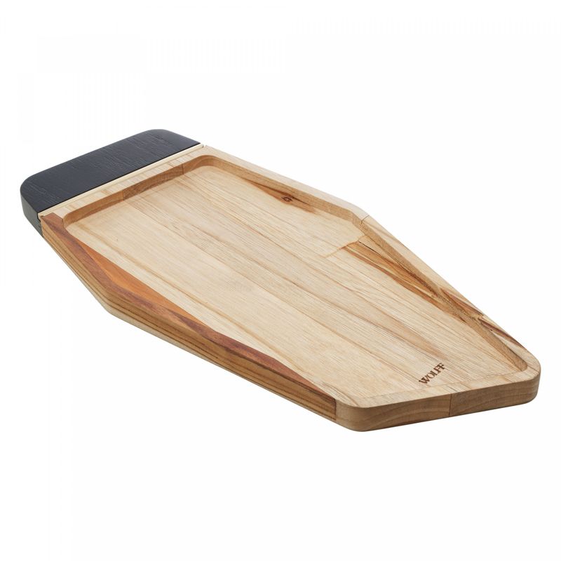 Petisqueira-de-Madeira-com-Friso-Teca-Vermont-Black-40cm-x-18cm-x-2cm-Wolff-Craft