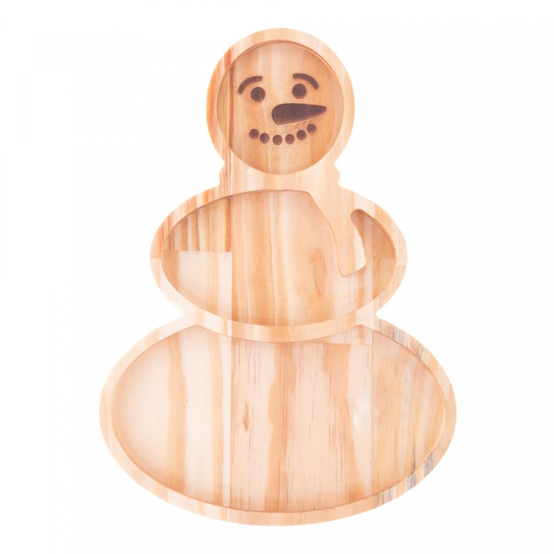 Petisqueira-Boneco-de-Neve-em-Madeira-Pinus-30cm-x-22cm-x-16cm-Woodart