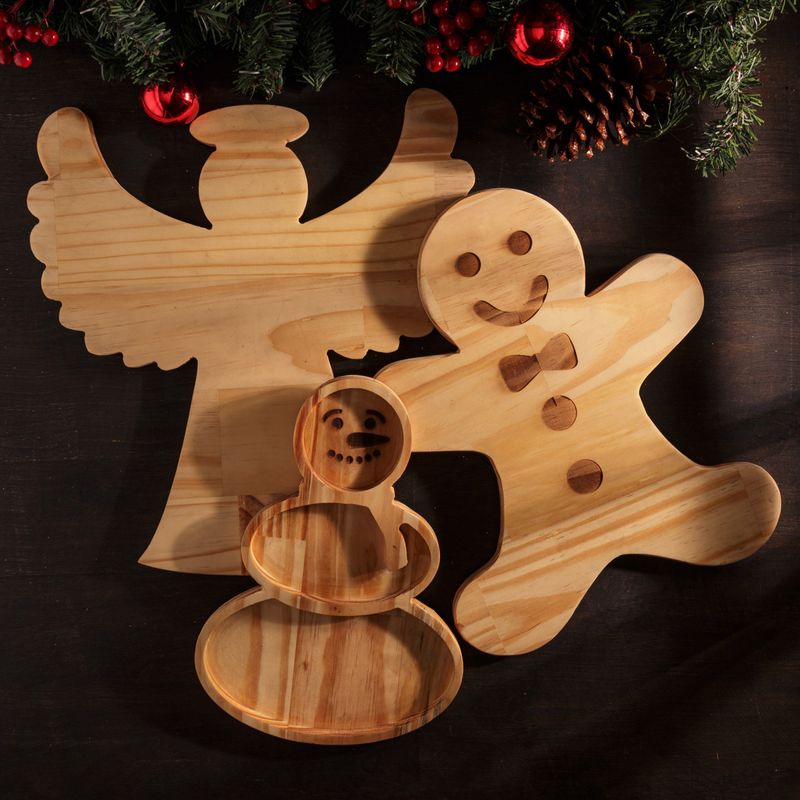 Petisqueira-Boneco-de-Neve-em-Madeira-Pinus-30cm-x-22cm-x-16cm-Woodart