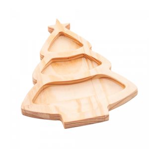 Petisqueira Árvore de Natal de Madeira Pinus 28cm x 20cm x 1,5cm - Woodart
