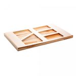 Petisqueira-de-Madeira-com-Aco-Inox-Teca-Champanhe-455cm-x-30cm-Wolff-Craft