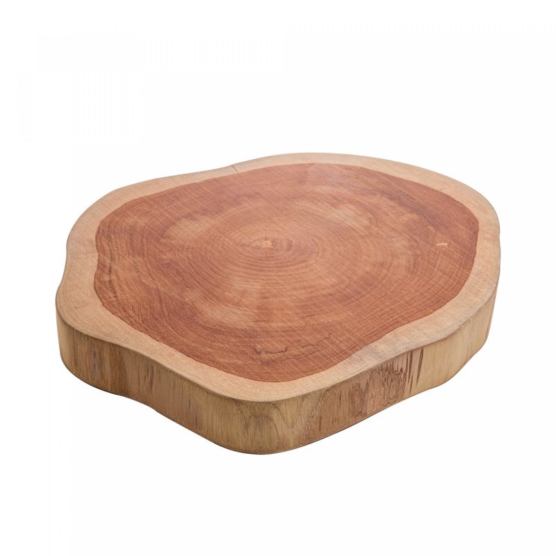 Tabua-para-Servir-de-Madeira-Teca-Tronco-Terra-Woodart