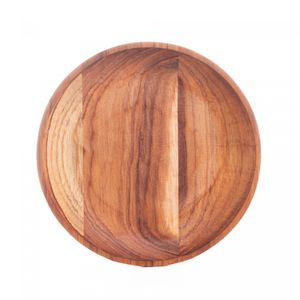 Conjunto 4 Porta Copos de Madeira Teca 11cm - Wolff Craft