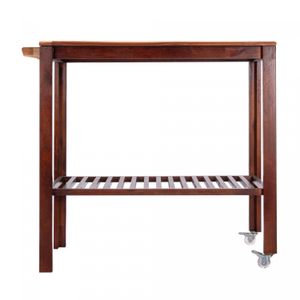 Carrinho de Madeira com Apoio para Churrasco 102cm x 45cm x 92cm - Woodart
