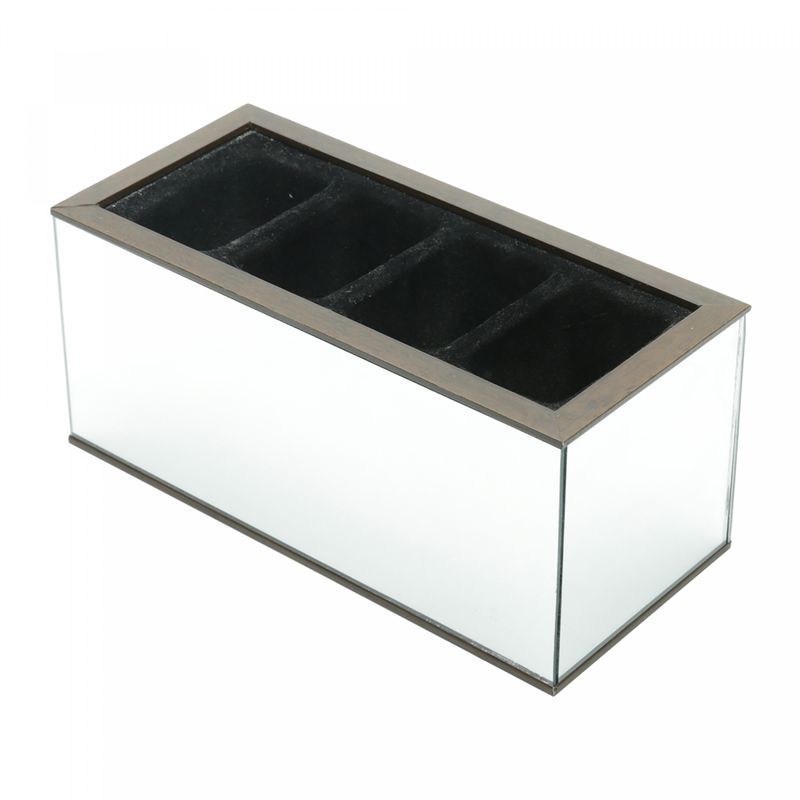 Porta-Controle-de-Madeira-4-Divisorias-com-Espelho-23cm-x-11cm-x-10cm-Woodart