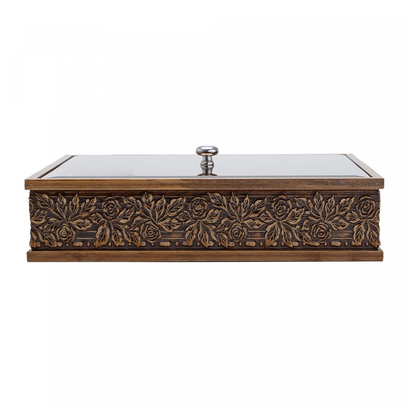 Caixa-de-Madeira-com-Tampa-em-Vidro-Bisote-Acobreado-Flores-26cm-x-26cm-x-75cm-Woodart