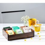 Caixa-para-Cha-de-Madeira-com-6-Divisorias-e-Tampa-em-Vidro-Naturals-26cm-x-17cm-x-6cm-Woodart