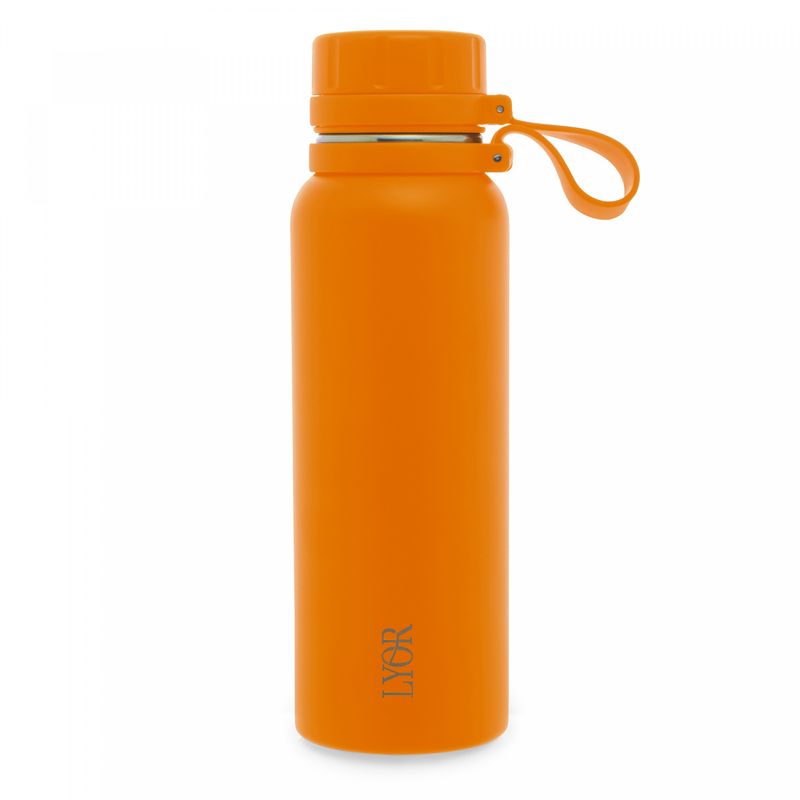 Garrafa-Termica-de-Aco-Inox-Explorer-Laranja-650ml-Lyor