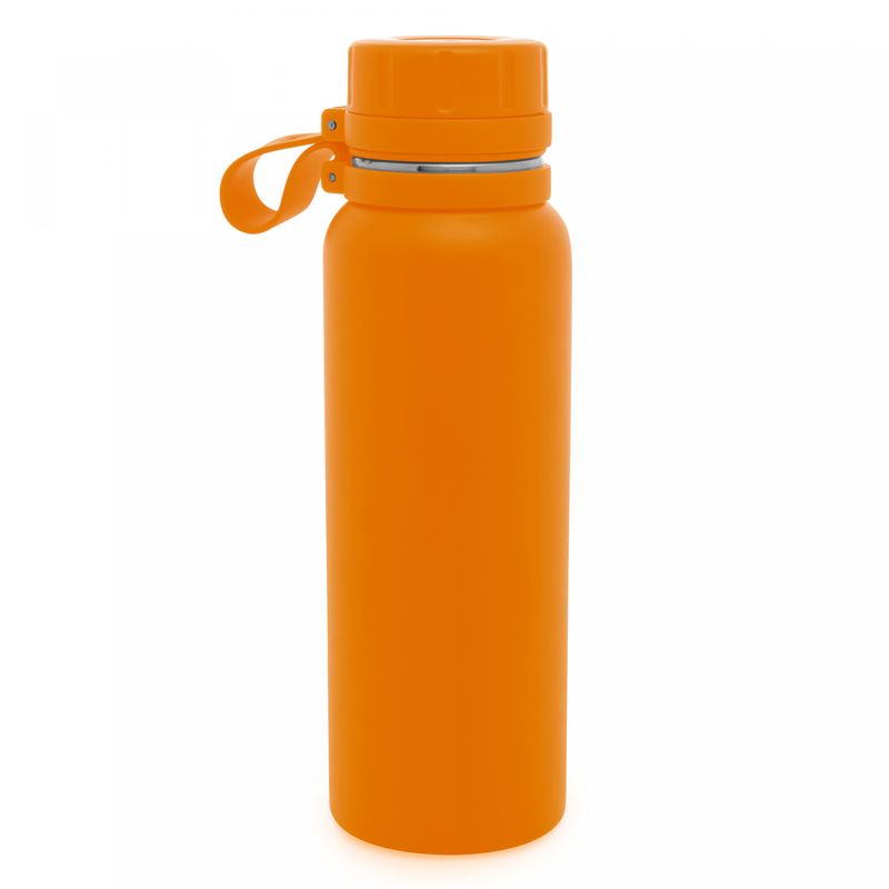 Garrafa-Termica-de-Aco-Inox-Explorer-Laranja-650ml-Lyor
