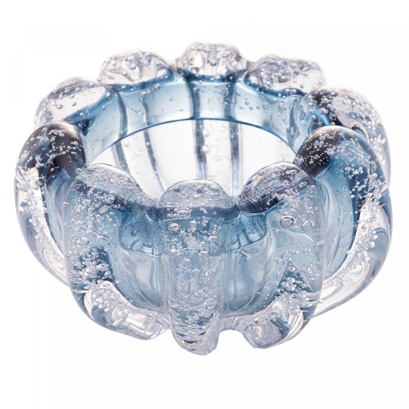 Centro-de-Mesa-de-Vidro-Italy-Azul-16cm-x-8cm-Lyor
