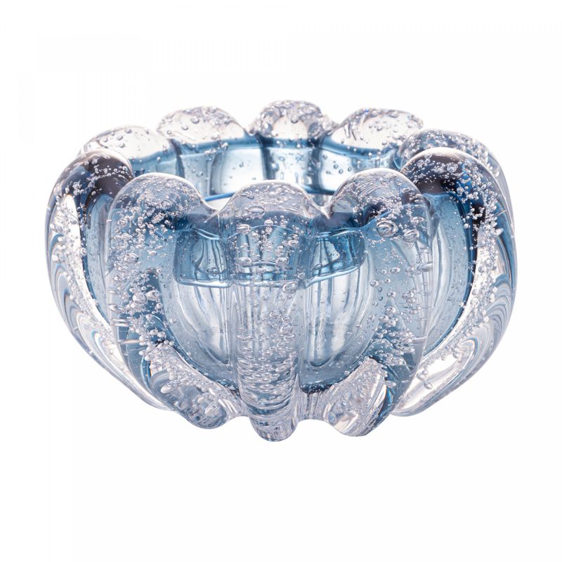 Centro-de-Mesa-de-Vidro-Italy-Azul-16cm-x-8cm-Lyor