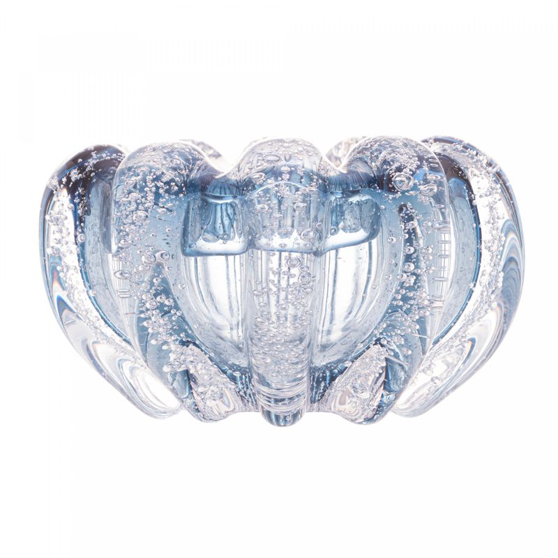 Centro-de-Mesa-de-Vidro-Italy-Azul-16cm-x-8cm-Lyor