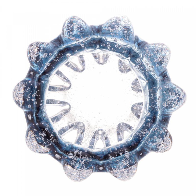 Centro-de-Mesa-de-Vidro-Italy-Azul-16cm-x-8cm-Lyor