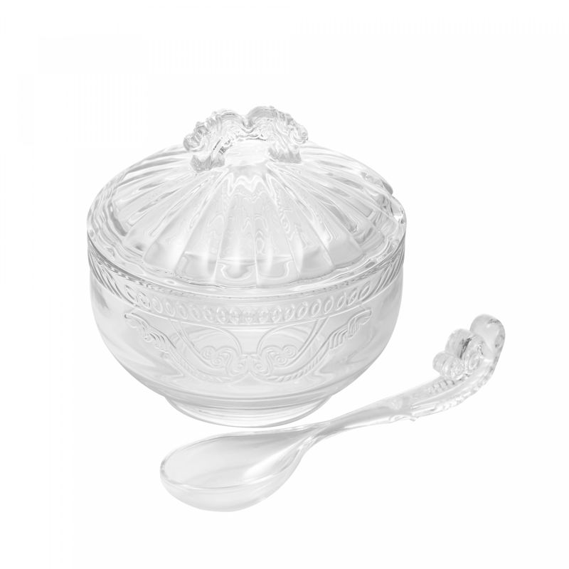 Acucareiro-de-Cristal-Ecologico-com-Colher-Imperial-12cm-x-115cm-Lyor