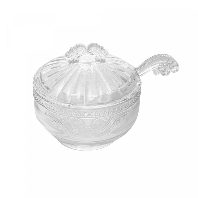 Acucareiro-de-Cristal-Ecologico-com-Colher-Imperial-12cm-x-115cm-Lyor