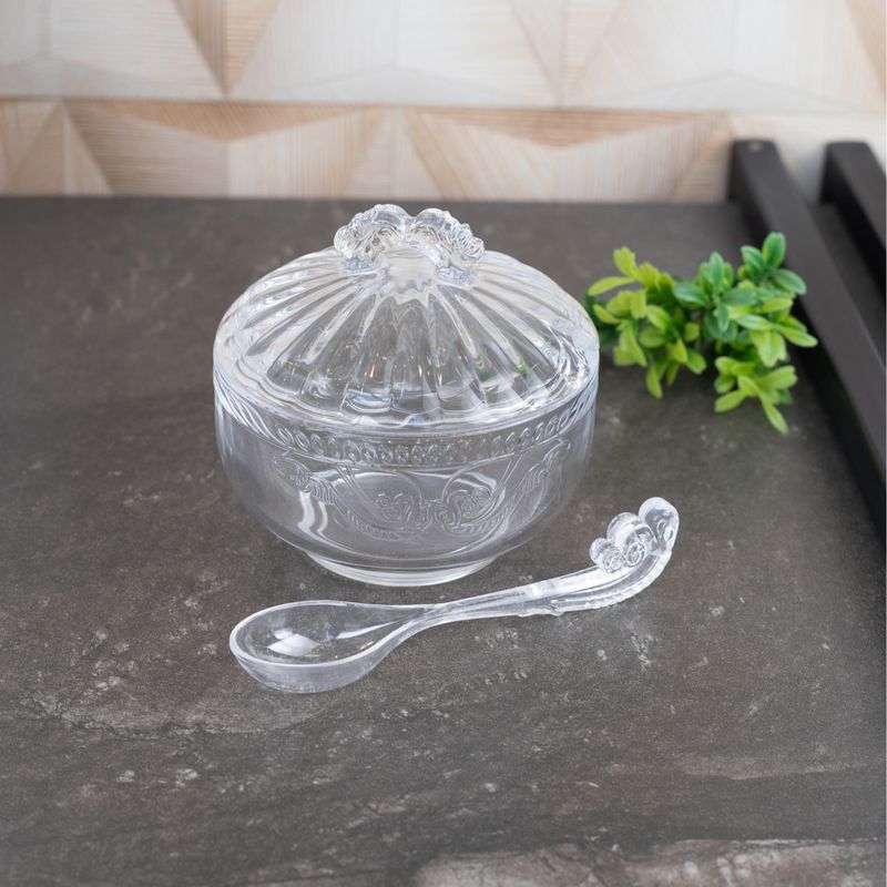 Acucareiro-de-Cristal-Ecologico-com-Colher-Imperial-12cm-x-115cm-Lyor